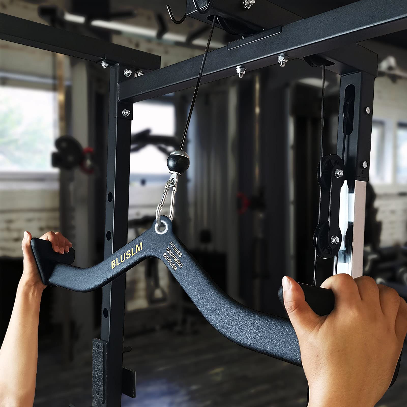 Home Gym Fitness Lat Pull Down - Gymnastic Bar Home ulasan dan harga