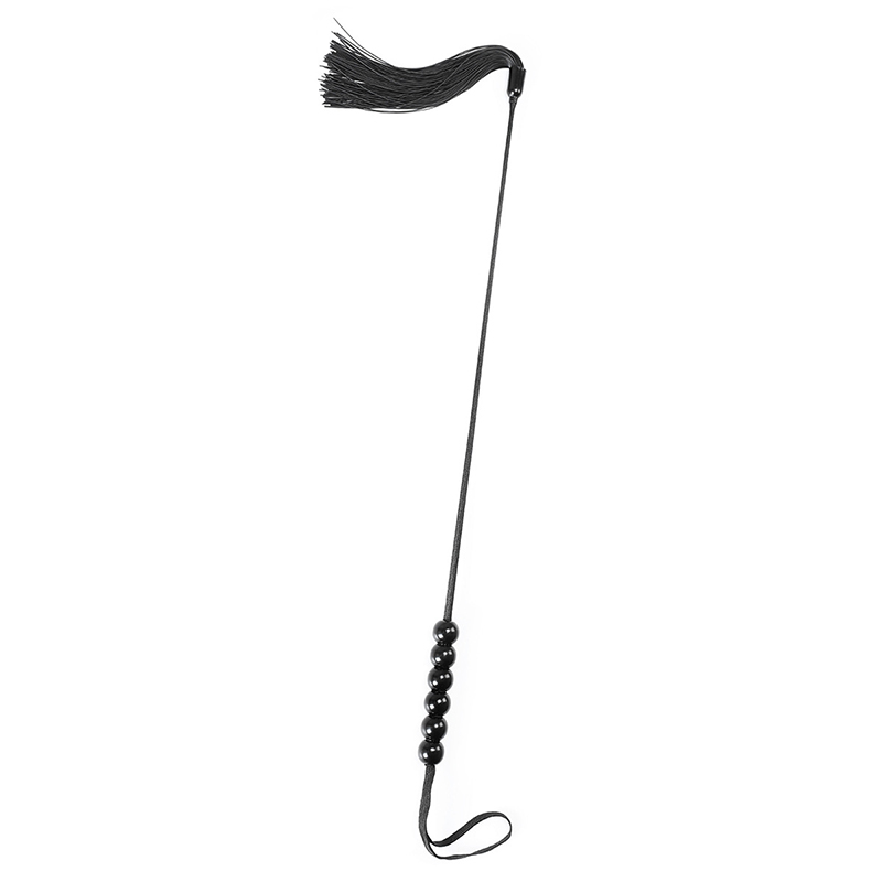 48.5cm Six Beads Handle Silico - Riding Crop Dressage ulasan dan harga