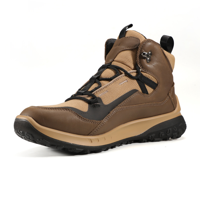 High Top Leather Shoes Men Lux - Outdoor Sport Brand Shoes ulasan dan harga