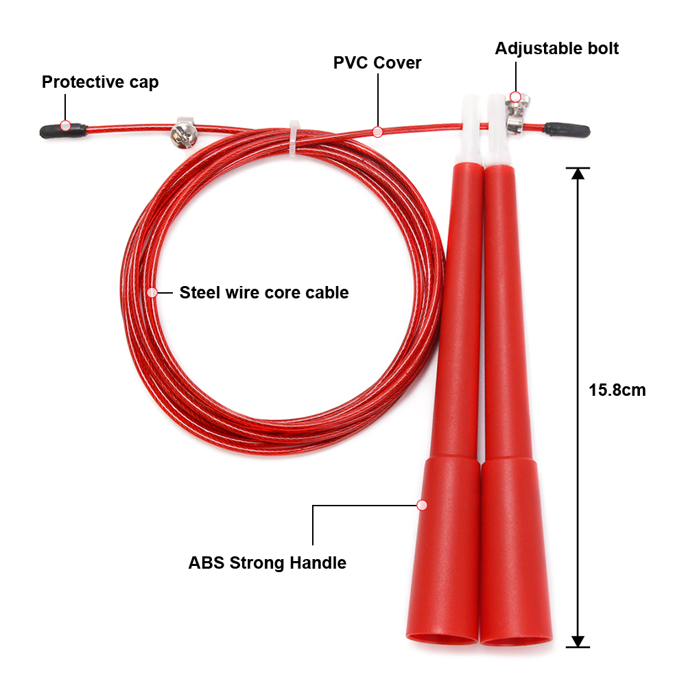 10 pieces Plastic Kids Speed S - Speed Skipping Rope ulasan dan harga