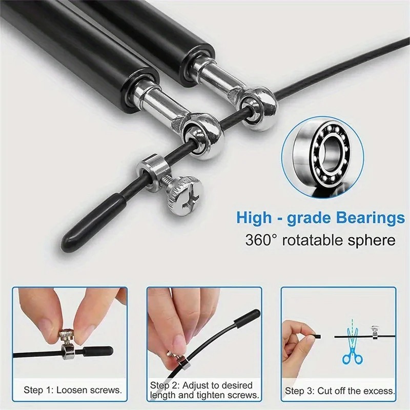 Speed Jump Rope Crossfit Men W - Speed Skipping Rope ulasan dan harga