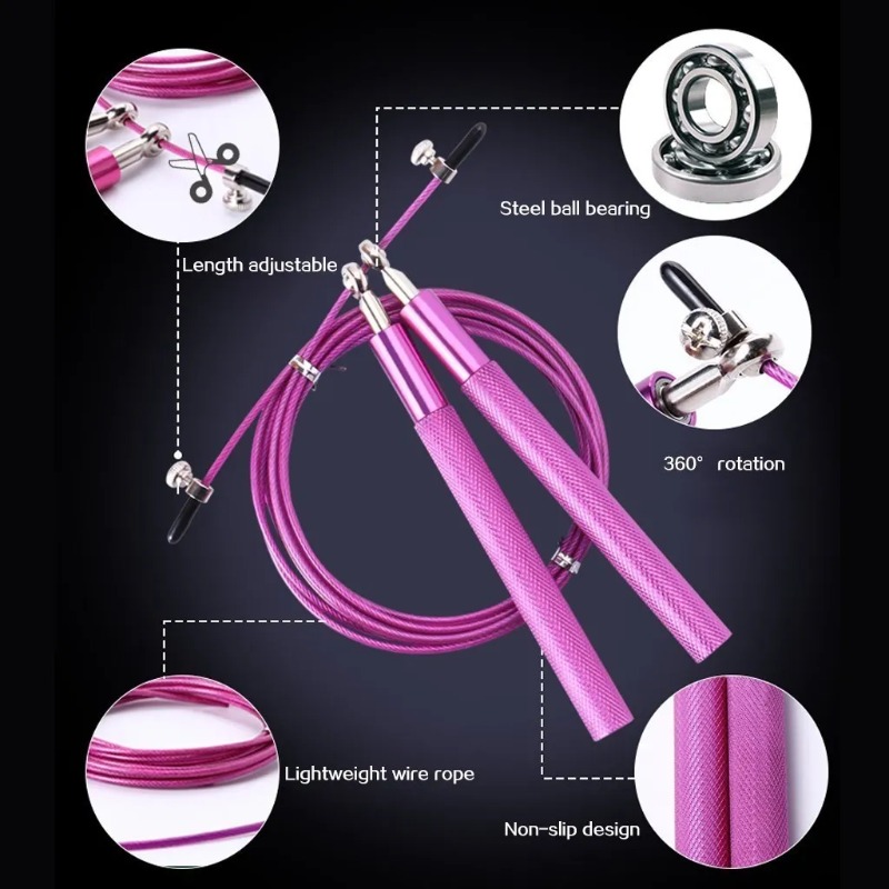 Speed Jump Rope Crossfit Men W - Speed Skipping Rope ulasan dan harga