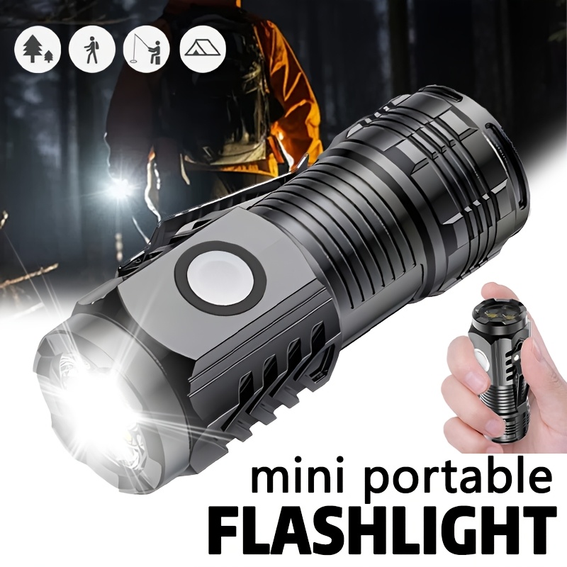 Mini 3LED Flashlight With Pen  - Outdoor Spotlight ulasan dan harga