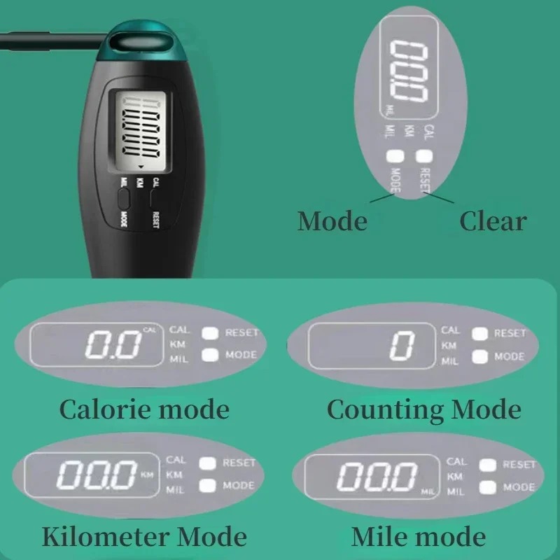 Adjustable Digital Counting Ju - Speed Skipping Rope ulasan dan harga
