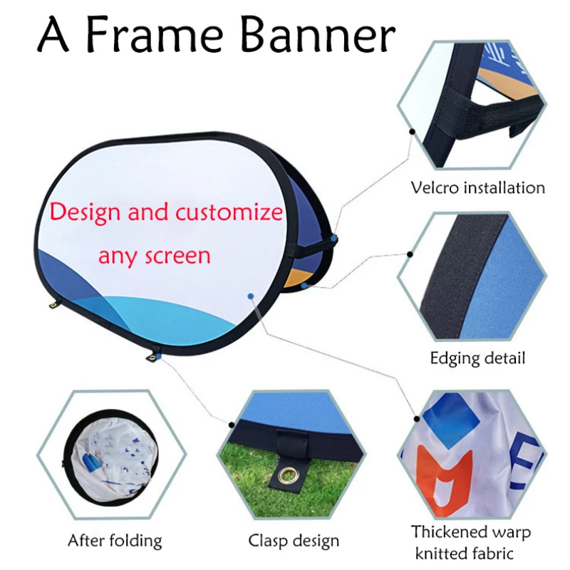 Pop Up A Frame Banner Free Des - Outdoor Sport Logo ulasan dan harga